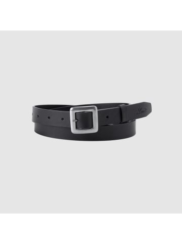 Leder-Gürtel in Schwarz