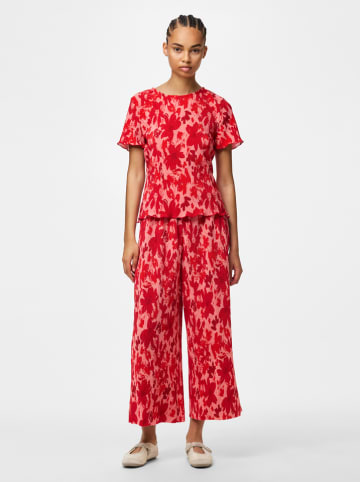 Blouse rood/lichtroze
