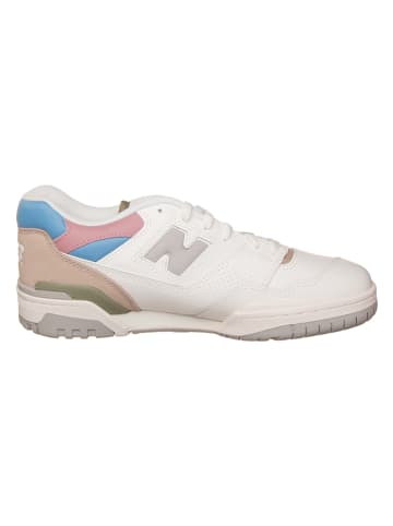 Leder-Sneakers "550" in Weiß/ Bunt