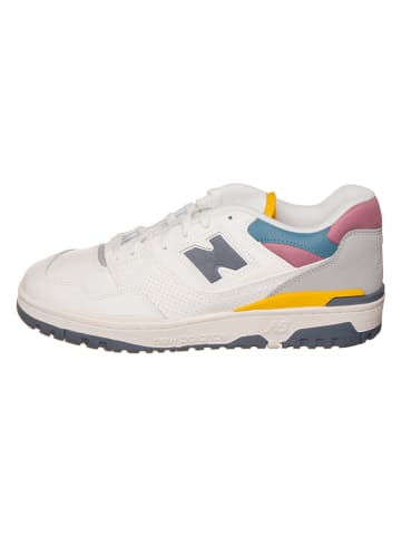 Leder-Sneakers "550" in Weiß/ Bunt