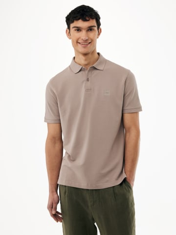 Koszulka polo w kolorze szarobrązowym