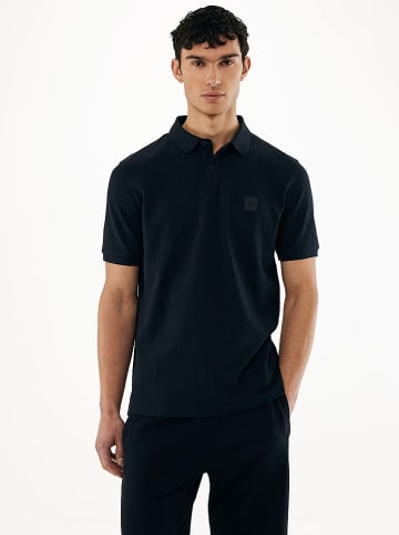 Poloshirt in Schwarz