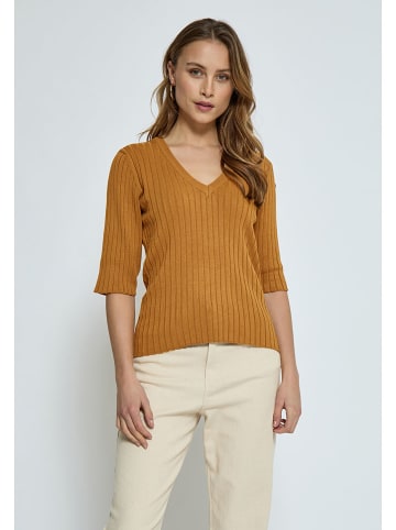 Sweter "Tana" w kolorze karmelowym