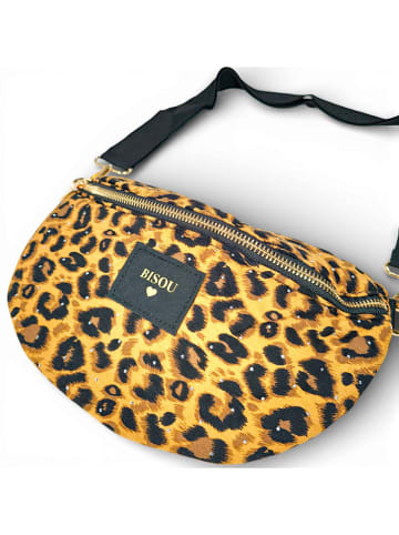 Gürteltasche in Hellbraun/ Schwarz - (B)27 x (H)18 x (T)4 cm