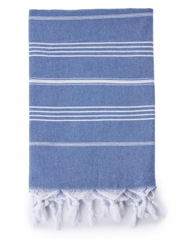 Fouta "Current" w kolorze niebieskim