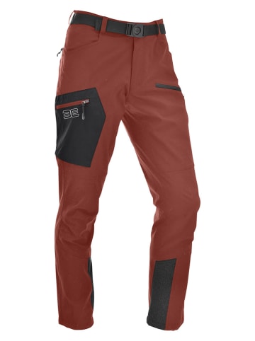 Spodnie funkcyjne "Etzel" w kolorze czerwonobrązowym