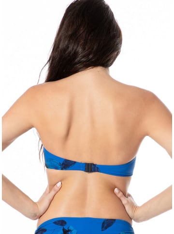 Biustonosz bikini w kolorze niebieskim
