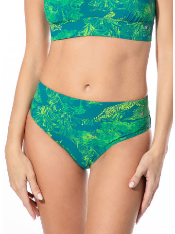 Bikini-Hose in Grün/ Türkis