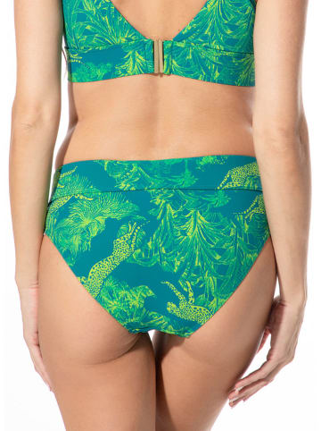 Bikini-Hose in Grün/ Türkis
