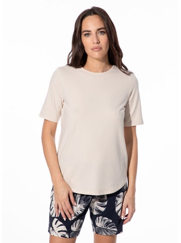 Pyjama-Oberteil in Beige