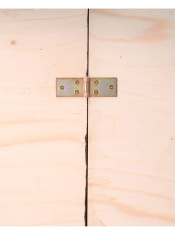 Zawiasy stołowe (4 szt.) w kolorze złotym - 10 x 3,2 cm