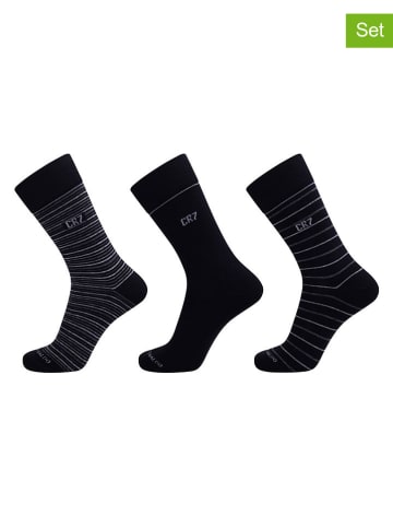 3er-Set: Socken in Schwarz