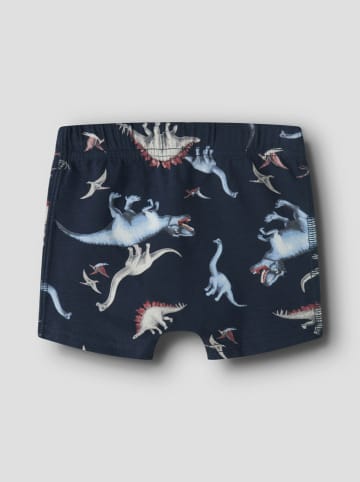3er-Set: Boxershorts "Dino" in Dunkelblau/ Hellblau