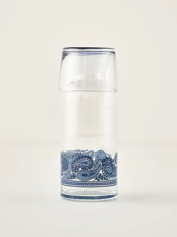 Karaf ''Paisley'' donkerblauw - 700 ml