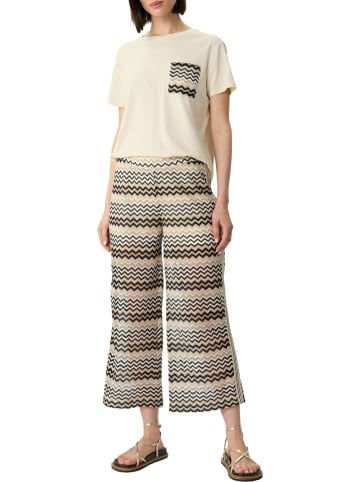 Hose in Beige/ Schwarz