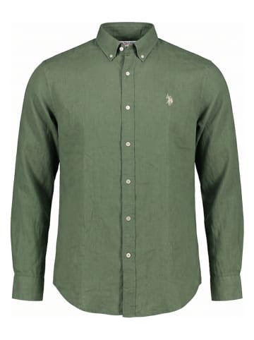 Blouse olijfgroen