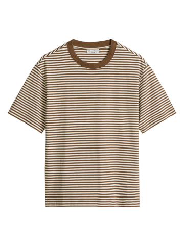 Shirt bruin/wit