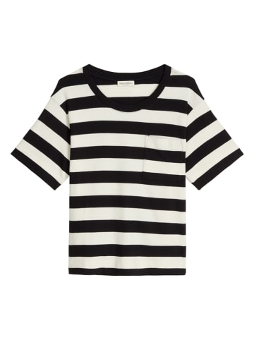 Shirt in Schwarz/ Creme