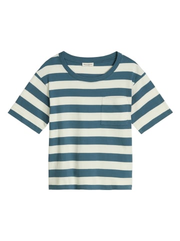 Shirt blauw/crème