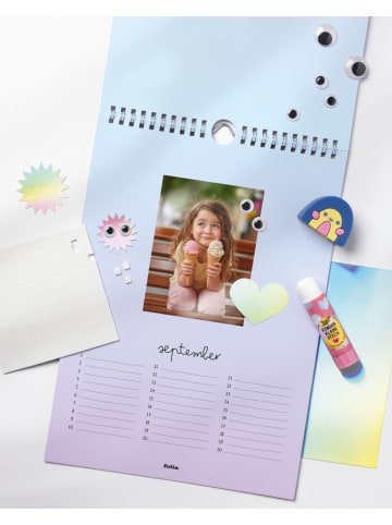 Fotokalender-Bastelset ''Shades of Rainbow'' - ab 3 Jahren