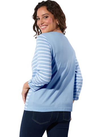 Bluse in Hellblau