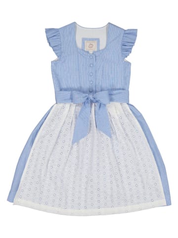 Dirndl in Hellblau/ Weiß