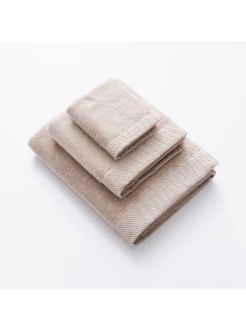 3tlg. Handtuchset in Creme