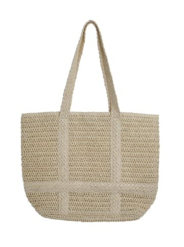 Shopper in Beige - (B)46 x (H)36 x (T)14 cm