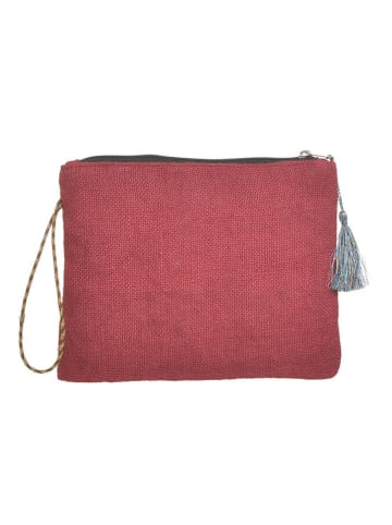 Kosmetiktasche in Rot - (B)25 x (H)20 x (T)1 cm