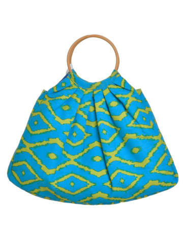 Shopper in Türkis - (B)50 x (H)40 x (T)10 cm