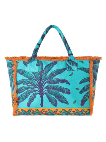 Shopper in Türkis - (B)43 x (H)30 x (T)20 cm
