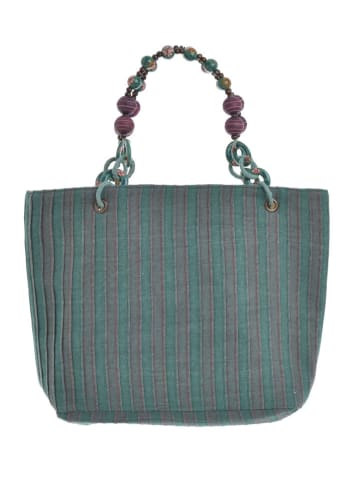 Schultertasche in Blau - (B)35 x (H)30 x (T)15 cm