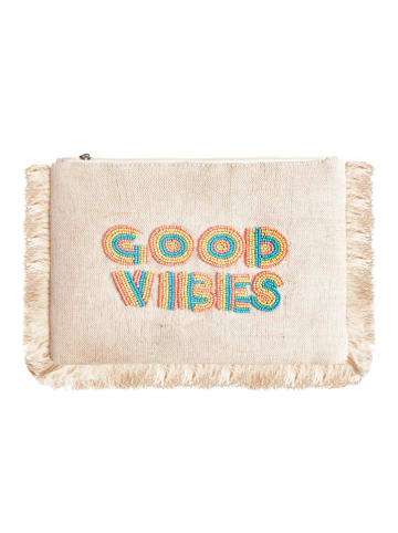 Clutch in Creme - (B)10 x (H)7 x (T)1 cm