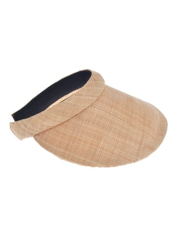 Strohkappe in Beige