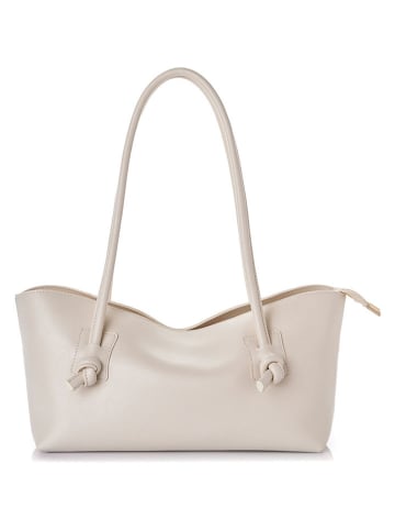 Schultertasche in Creme - (B)38 x (H)18 x (T)14 cm