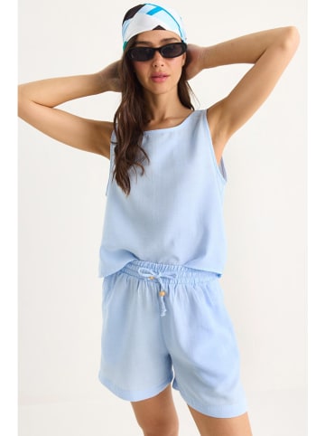 2-delige outfit lichtblauw
