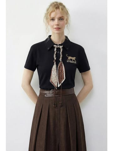 Koszulka polo w kolorze czarnym