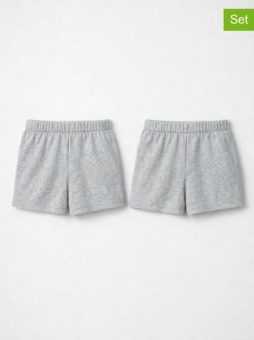 2er-Set: Shorts in Grau