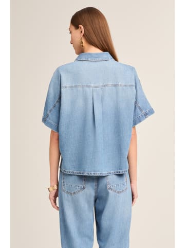 Spijkerblouse "Nizza" lichtblauw