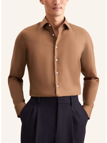 Hemd - Slim fit - in Hellbraun