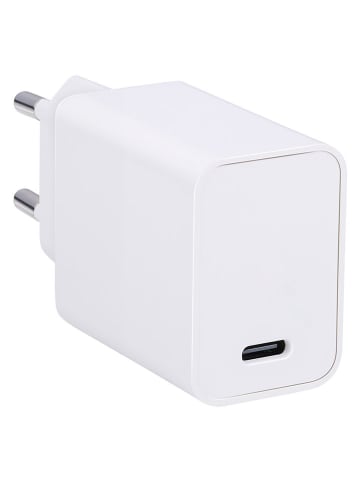 Netzadapter in Weiß - (B)2,2 x (H)4 x (T)7 cm