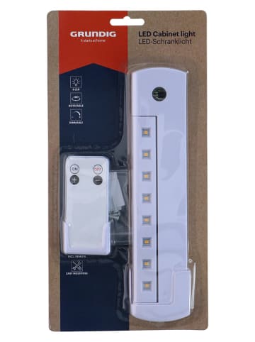 Lampka LED w kolorze białym do szafki - 5 x 23 x 2 cm