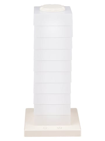 Lampa stołowa LED w kolorze białym - 11,5 x 25,5 x 11,5 cm