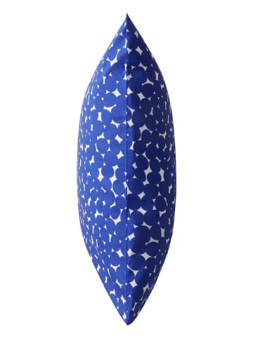Kissenhülle "Lay" in Blau/ Weiß
