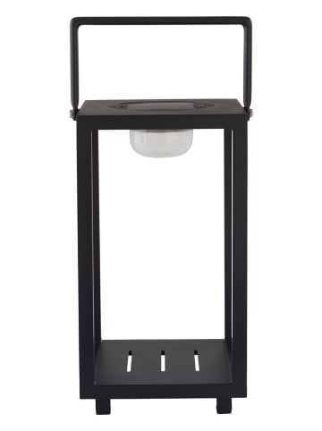 Lampion LED "Solala" w kolorze czarnym - 23 x 41,5 x 23 cm