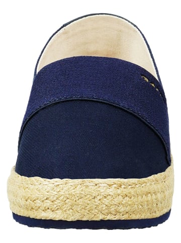 Espadryle "Raffiaville" w kolorze granatowym
