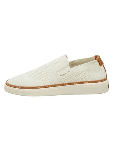 Slippersy "San Prep" w kolorze kremowym