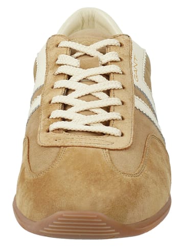 Leder-Sneakers "Spearclub" in Beige