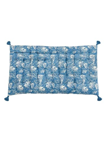 Poduszka futon "Banga" w kolorze niebieskim - 120 x 60 cm