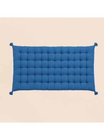 Poduszka futon "Banga" w kolorze niebieskim - 120 x 60 cm